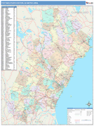 Portsmouth-Rochester Metro Area Digital Map Color Cast Style